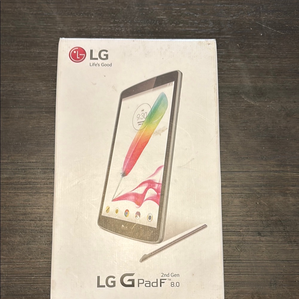 LG G Pad F 8.0 Tablet with Stylus - White